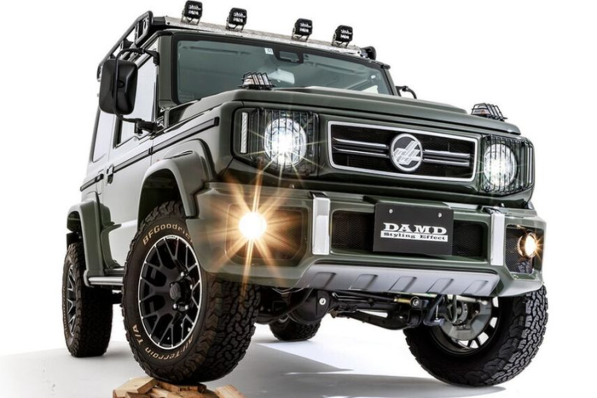 Suzuki Jimny độ ngầu như Land Rover Defender Suzuki Jimny độ ngầu như Land Rover Defender