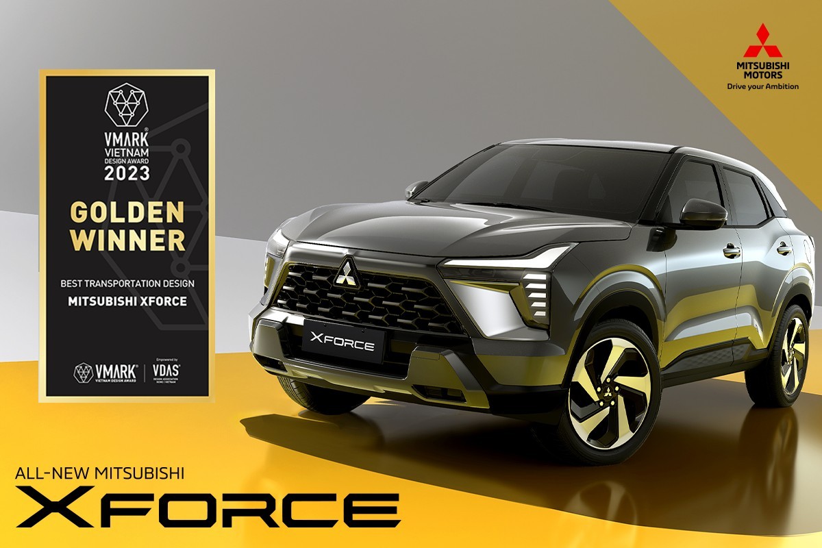 Mitsubishi XForce đạt giải vàng thiết kế Việt Nam VMARK 2023 Mitsubishi XForce đạt giải vàng thiết kế Việt Nam VMARK 2023