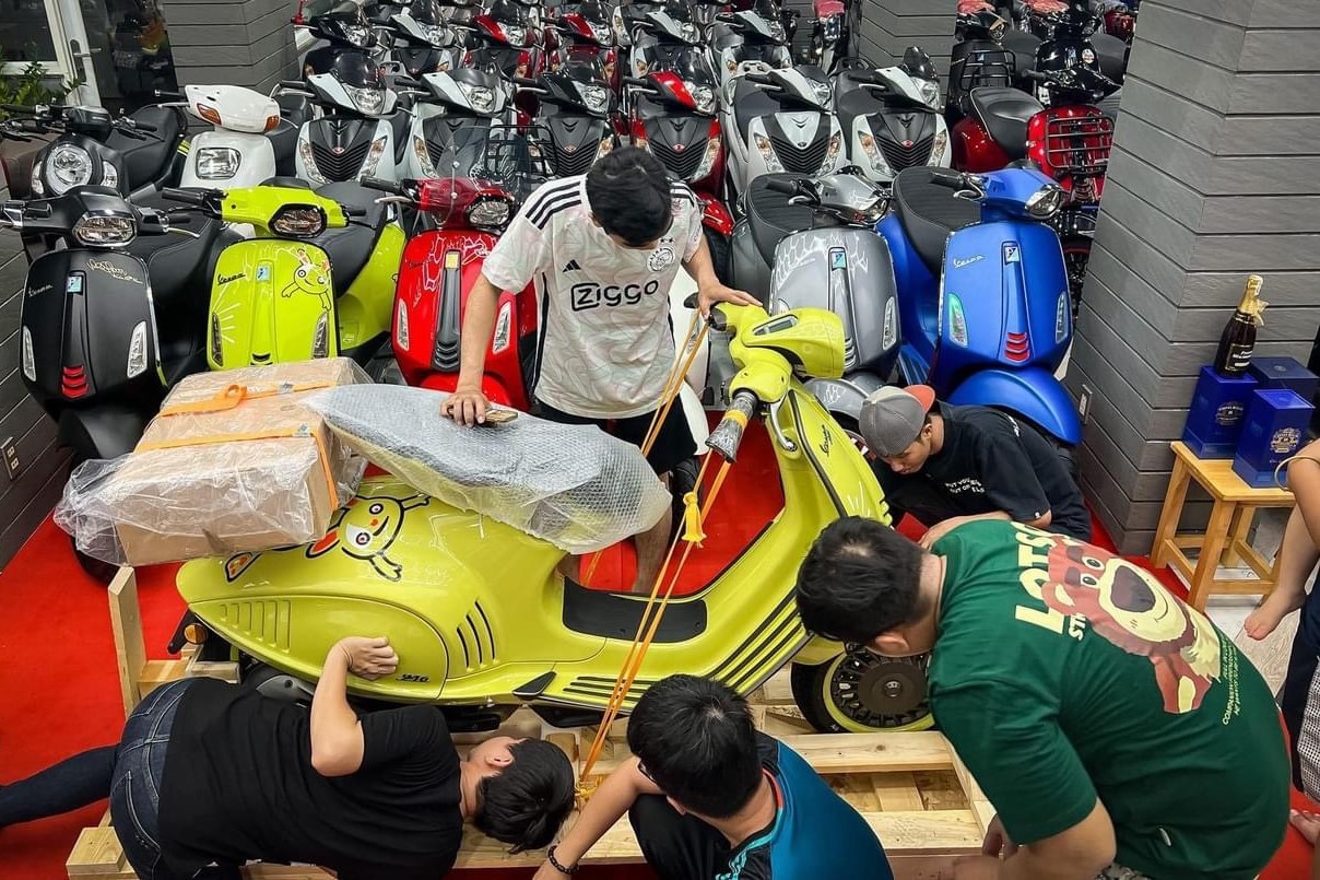 Vespa 946 phiên bản Thỏ châu Á đầu tiên tại Việt Nam đã có chủ Vespa 946 phiên bản Thỏ châu Á đầu tiên tại Việt Nam đã có chủ