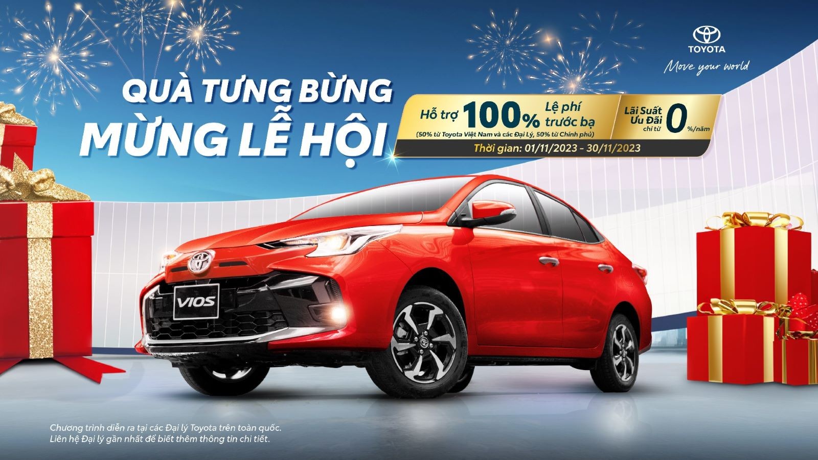 Tháng 11 - thời điểm vàng để khách hàng sở hữu Toyota Vios 2023