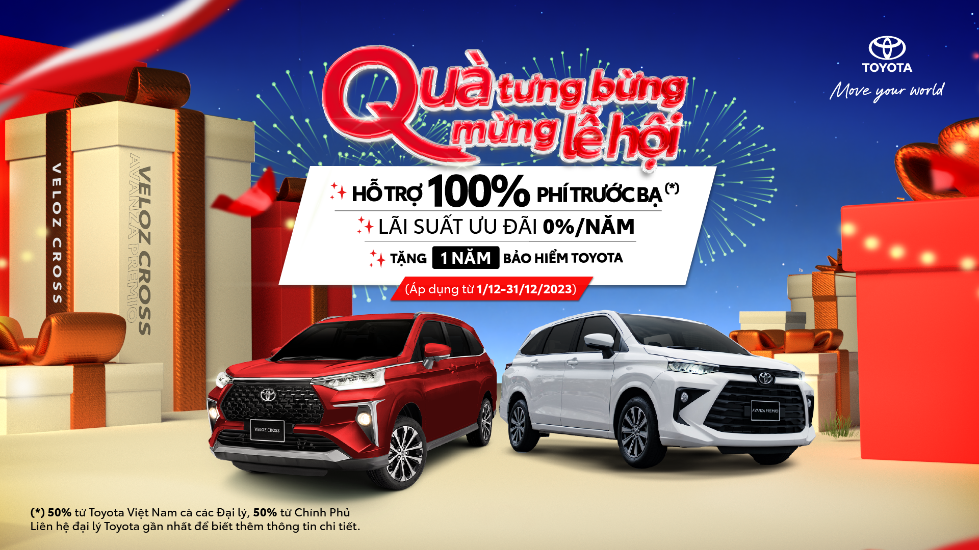 Tháng 12: Thời điểm vàng sở hữu xe gia đình Veloz Cross và Avanza Premio Tháng 12: Thời điểm vàng sở hữu xe gia đình Veloz Cross và Avanza Premio