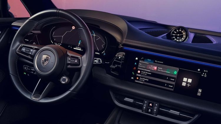 Porsche hé lộ thiết kế nội thất Macan điện 2024