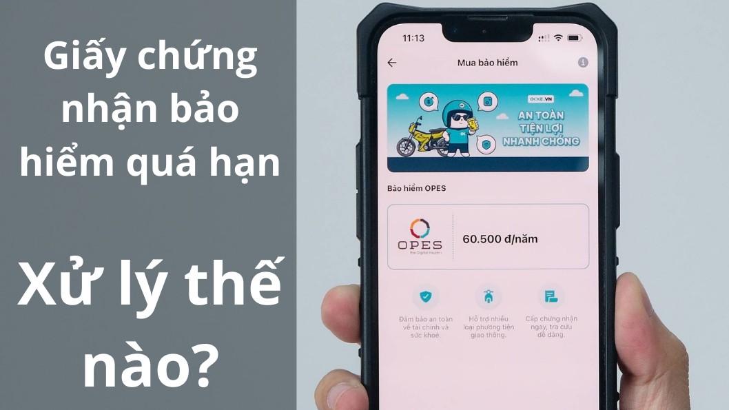 Giấy chứng nhận bảo hiểm bắt buộc quá hạn mất một ngày xử lý được không?