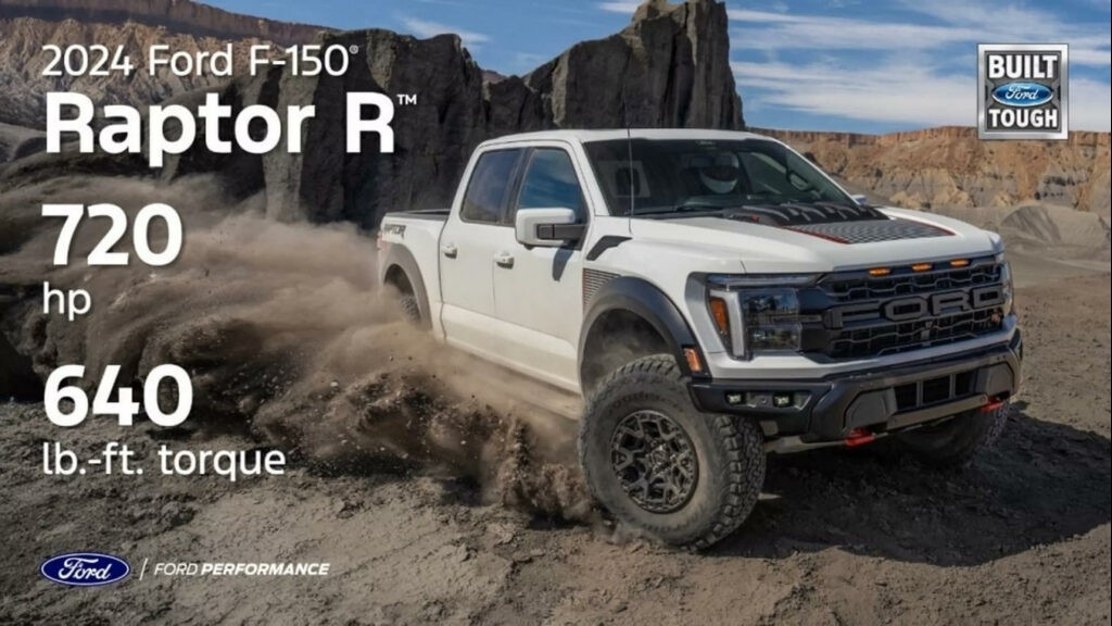 Chi tiết bán tải hiệu năng cao Ford F-150 Raptor R 2024 mạnh 730 mã lực