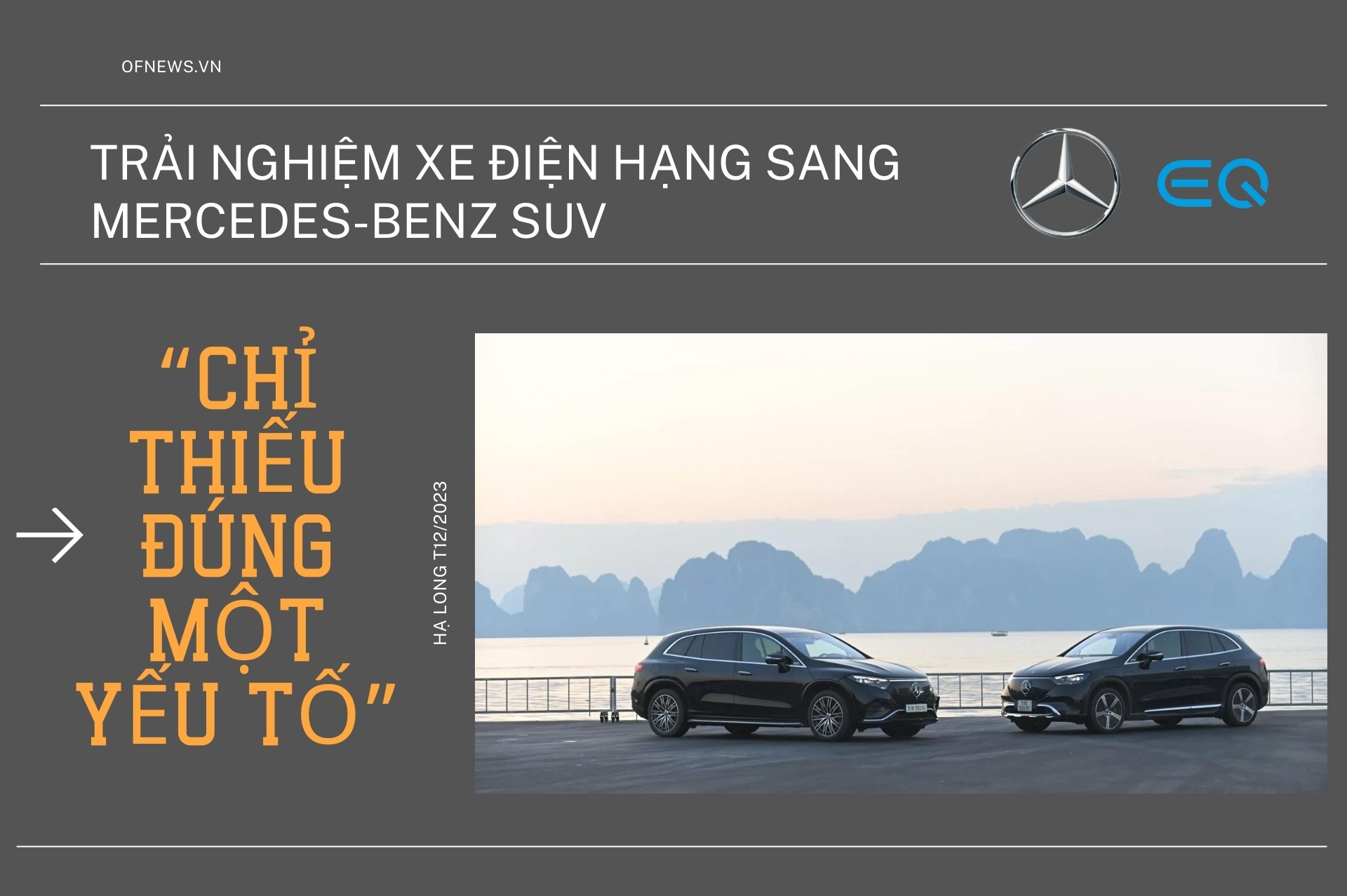 Hành trình trải nghiệm xe điện hạng sang Mercedes-Benz: Chỉ thiếu đúng một yếu tố Hành trình trải nghiệm xe điện hạng sang Mercedes-Benz: Chỉ thiếu đúng một yếu tố