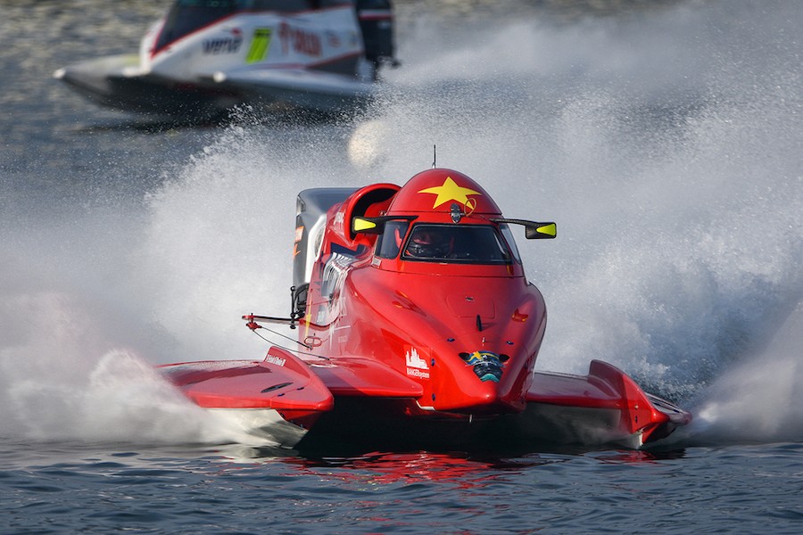 Đội đua F1 H2O Bình Định-Việt Nam đứng nhất sau chặng mở màn mùa giải 2024
