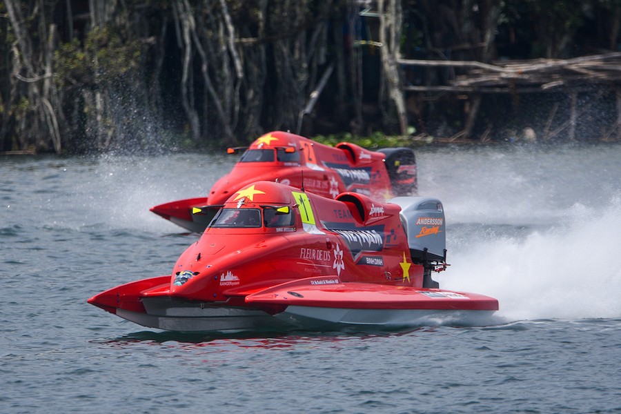 Đội đua F1 H2O Bình Định-Việt Nam đứng nhất sau chặng mở màn mùa giải 2024