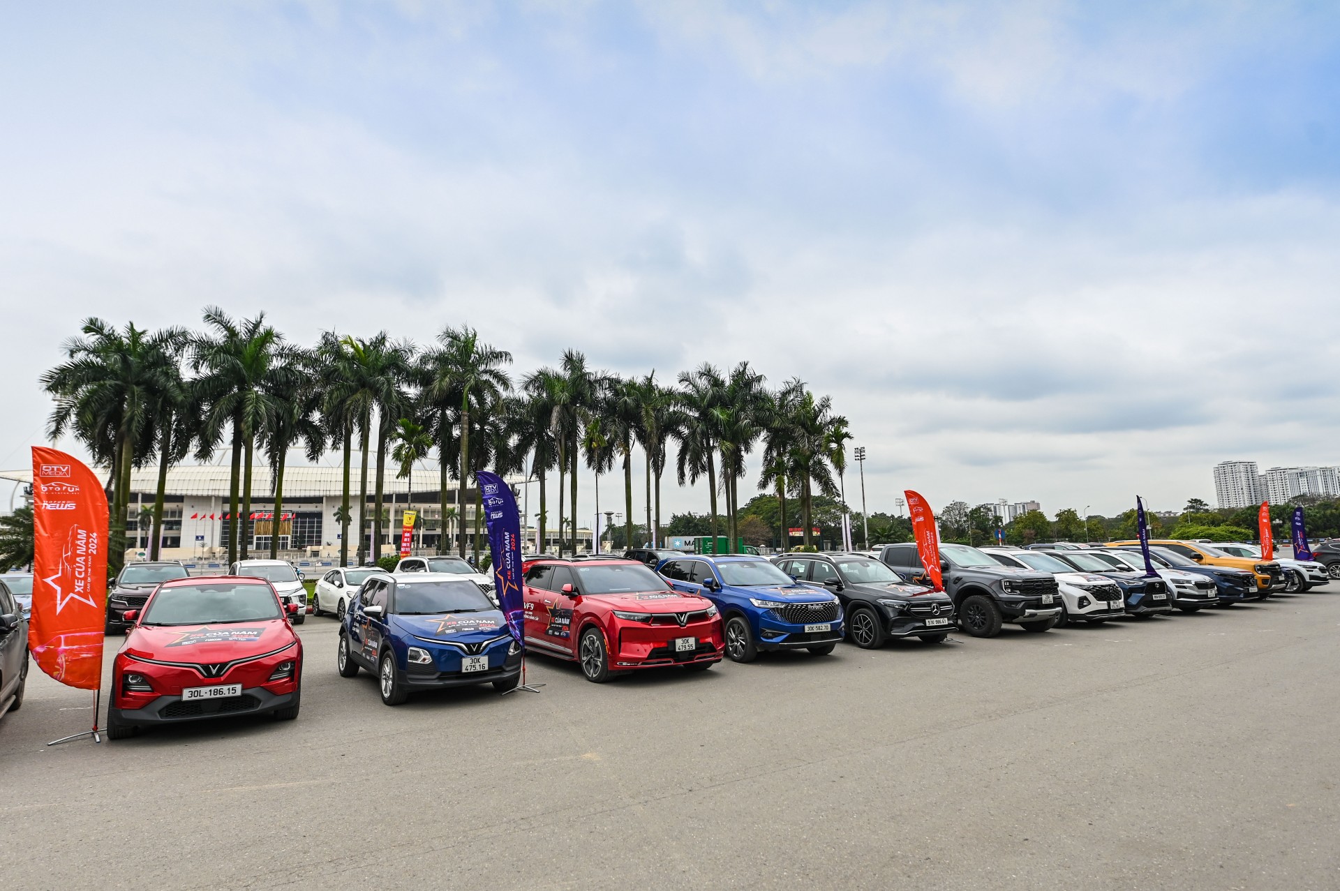 Điểm mặt 13 xe lái thử trong chương trình XE CỦA NĂM 2024 Điểm mặt 13 xe lái thử trong chương trình XE CỦA NĂM 2024