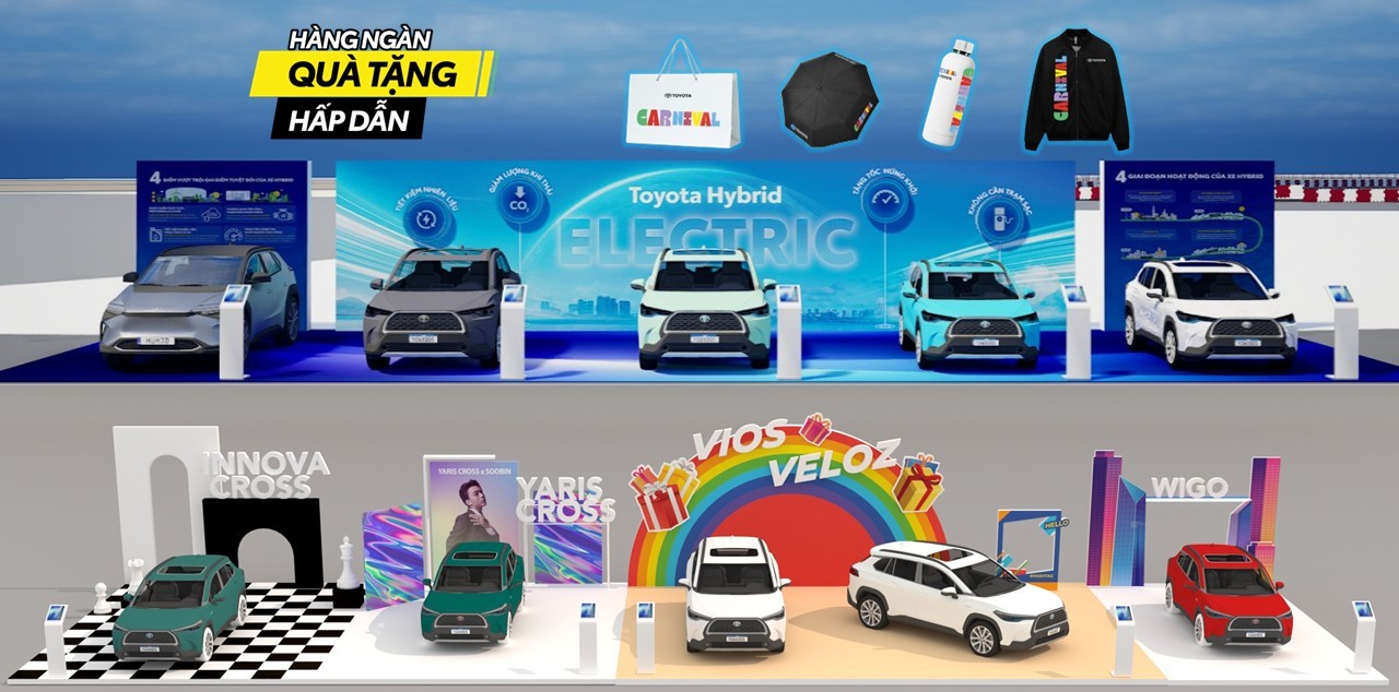 Toyota đem dàn xe tới đường đua F1 Mỹ Đình cho khách Việt kiểm chứng Toyota đem dàn xe tới đường đua F1 Mỹ Đình cho khách Việt kiểm chứng