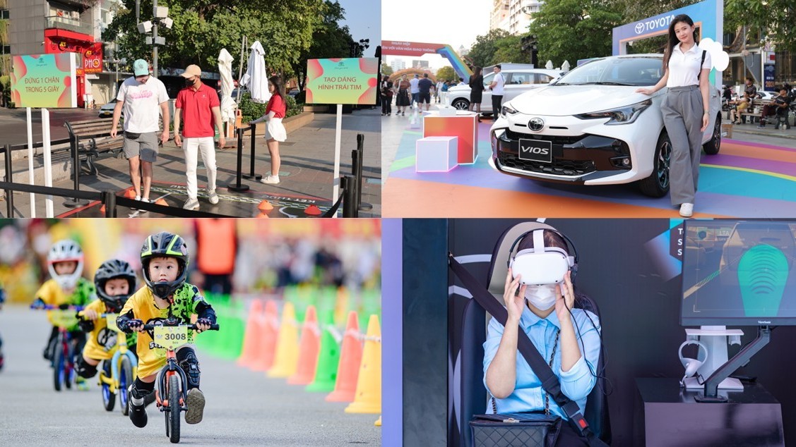Toyota đem dàn xe tới đường đua F1 Mỹ Đình cho khách Việt kiểm chứng