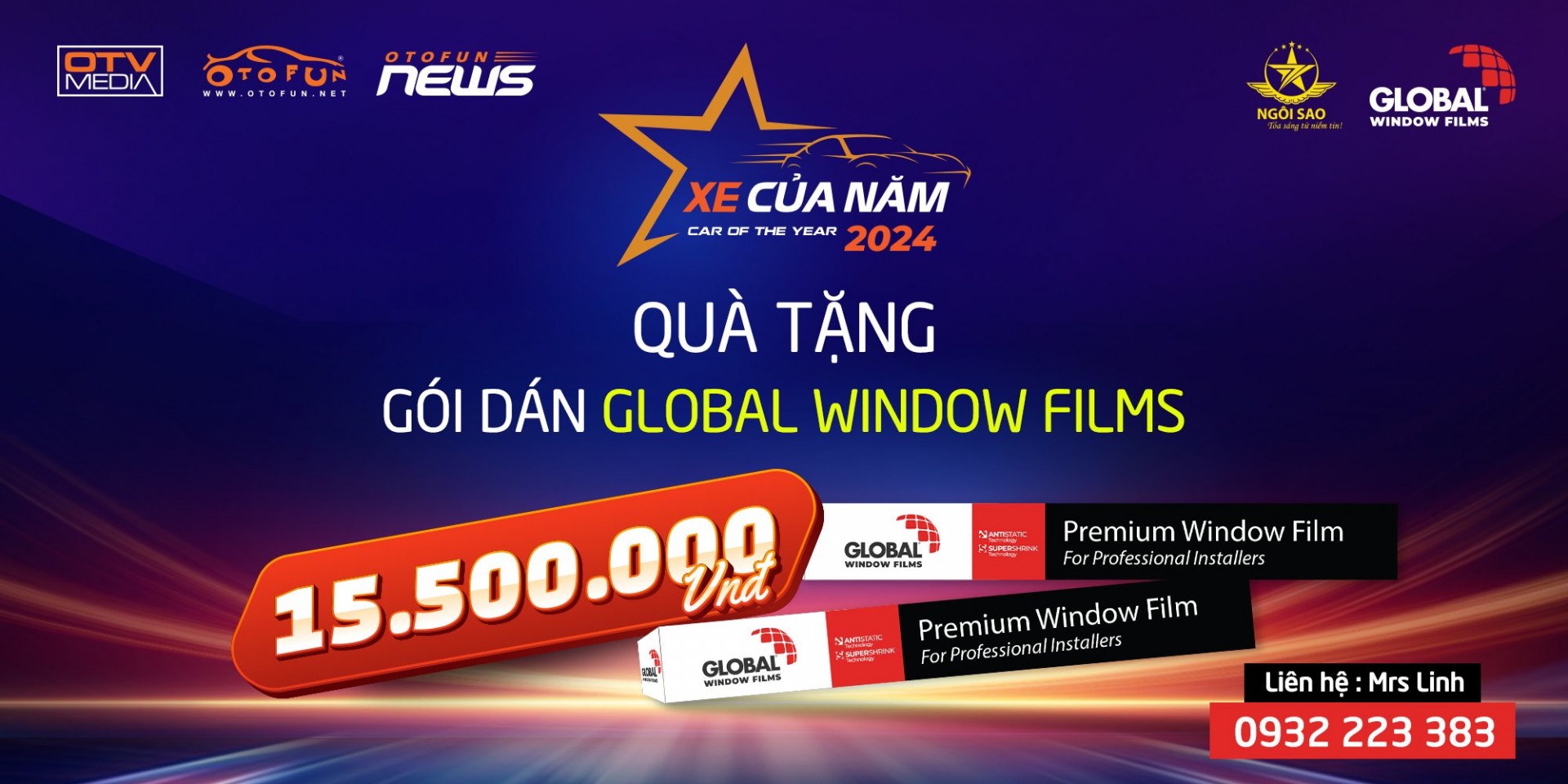 Ngôi Sao hân hạnh đồng hành cùng sự kiện XE CỦA NĂM 2024 Ngôi Sao hân hạnh đồng hành cùng sự kiện XE CỦA NĂM 2024