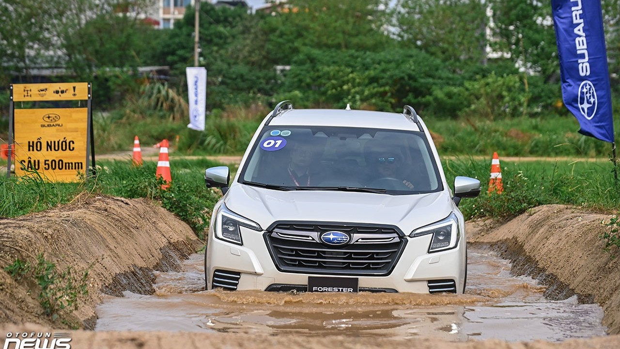 Cùng Subaru Forester lội nước, đi vách nghiêng, leo dốc cao