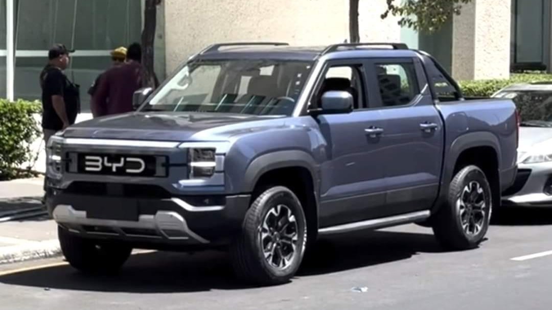 Bắt gặp bán tải BYD Shark 2024, công nghệ hybrid và hệ thống treo như xe SUV