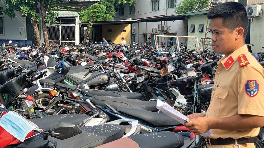 Công an được phép giữ xe bao lâu?
