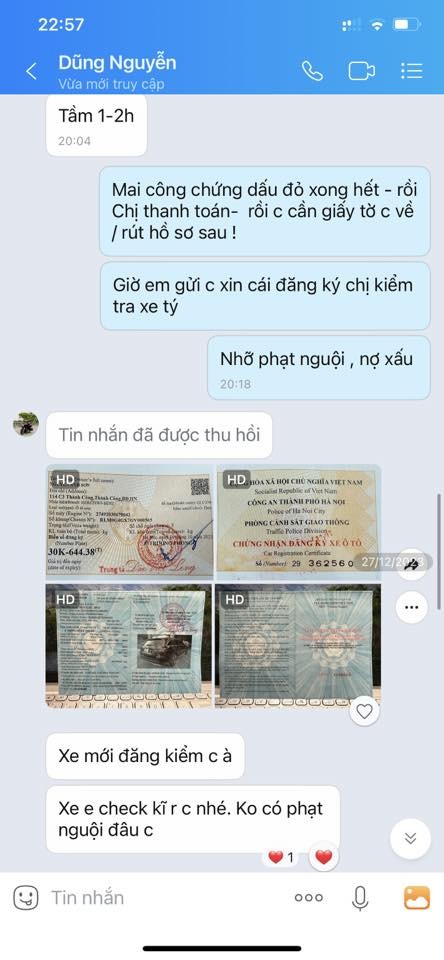 Bị lừa mua xe đã Bị lừa mua xe đã