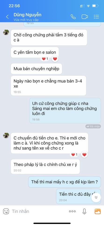 Bị lừa mua xe đã Bị lừa mua xe đã