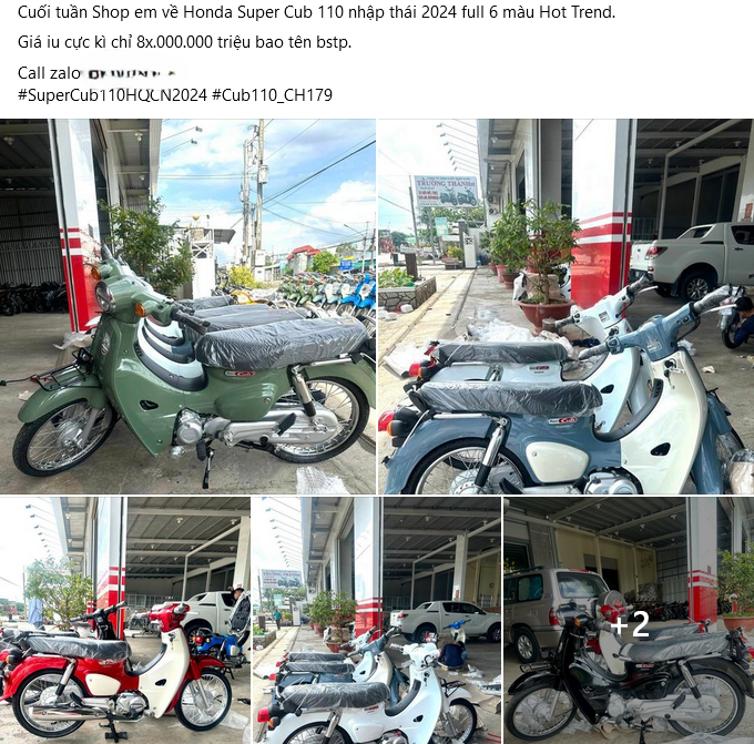 Cận cảnh Honda Super Cub 110 2024 nhập Thái với giá gần 90 triệu đồng Cận cảnh Honda Super Cub 110 2024 nhập Thái với giá gần 90 triệu đồng