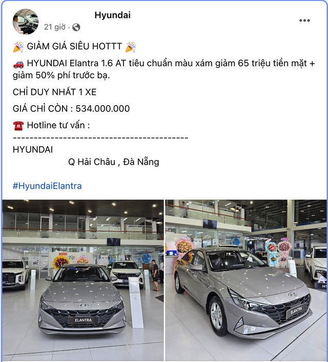 Hyundai Elantra giảm giá rẻ hơn cả Accent 2024 mới ra mắt Hyundai Elantra giảm giá rẻ hơn cả Accent 2024 mới ra mắt