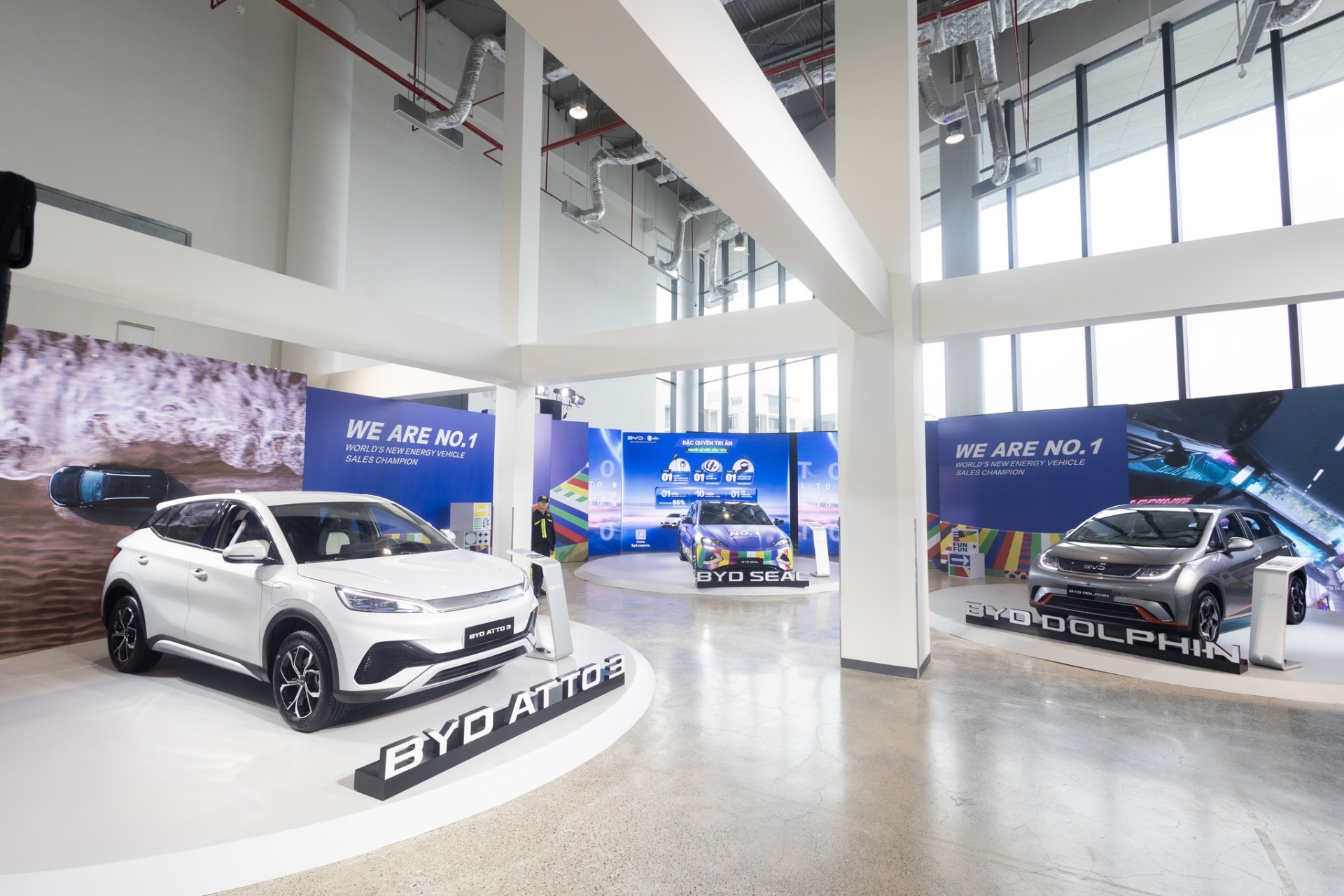 BYD tổ chức lái các dòng xe sắp được bán tại Việt Nam