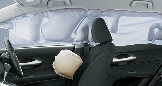 Các loại túi khí trên ô tô Túi khí sườn bảo vệ được phần sườn ngang