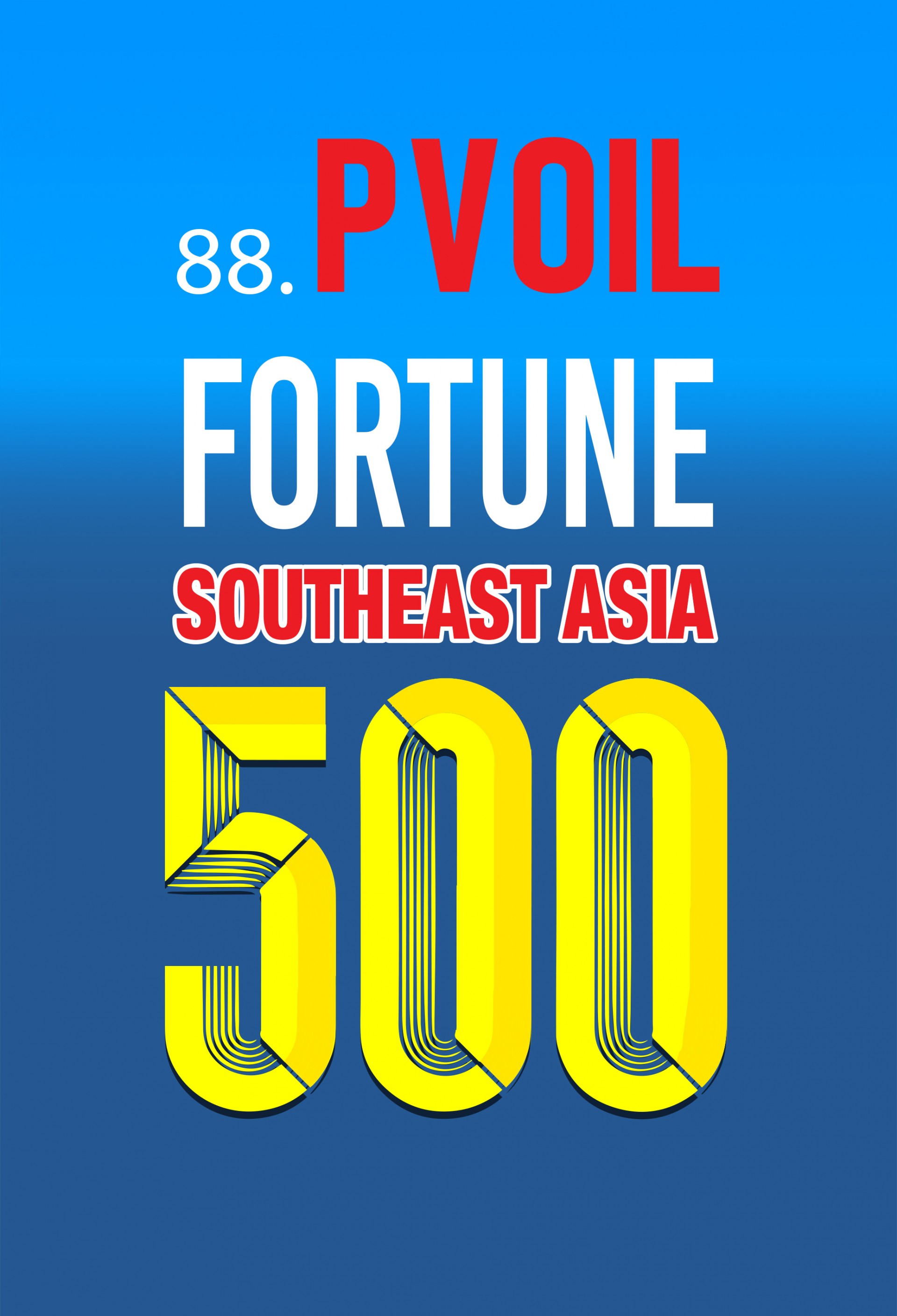 PVOIL vào Bảng xếp hạng 500 công ty lớn nhất Đông Nam Á - Fortune Southeast Asia 500 PVOIL vào Bảng xếp hạng 500 công ty lớn nhất Đông Nam Á - Fortune Southeast Asia 500