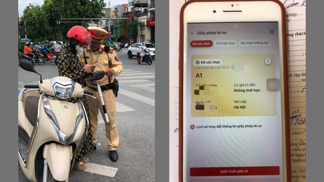 Những trường hợp đầu tiên bị xử phạt, tạm giữ giấy phép lái xe tích hợp trên VNeID Những trường hợp đầu tiên bị xử phạt, tạm giữ giấy phép lái xe tích hợp trên VNeID