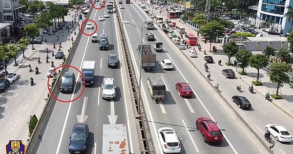 Phạt nguội đi vào làn khẩn cấp trên cao tốc bao nhiêu tiền? phạt nguội đi vào làn khẩn cấp