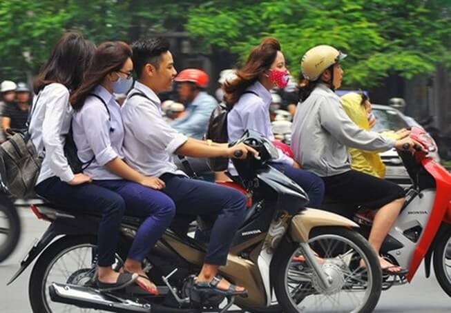 Phạt nguội xe máy không đội mũ bảo hiểm Phạt nguội xe máy không đội mũ bảo hiểm