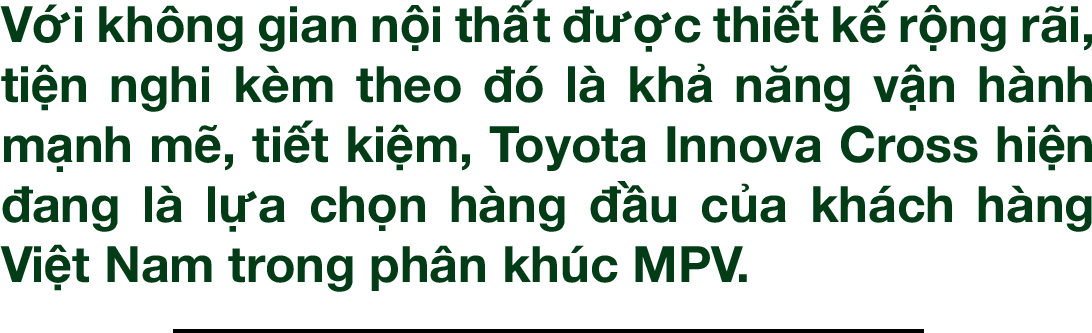Bỏ qua Xpander, Santa Fe, chủ xe chọn Toyota Innova Cross bởi khả năng vận hành vừa mạnh mẽ vừa tiết kiệm Bỏ qua Xpander, Santa Fe, chủ xe chọn Toyota Innova Cross bởi khả năng vận hành vừa mạnh mẽ vừa tiết kiệm
