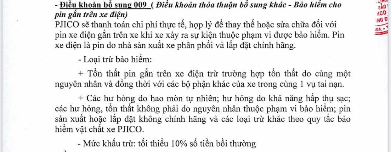 Vì sao mua bảo hiểm pin xe điện nhưng bị hãng PJICO từ chối khi pin hỏng vì tai nạn Vì sao mua bảo hiểm pin xe điện nhưng bị hãng PJICO từ chối khi pin hỏng vì tai nạn