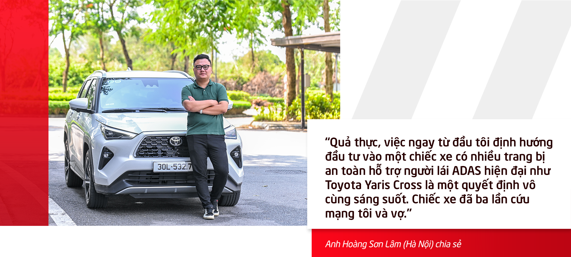 Trang bị an toàn trên xe Toyota Yaris Cross đã ba lần cứu mạng tôi Trang bị an toàn trên xe Toyota Yaris Cross đã ba lần cứu mạng tôi