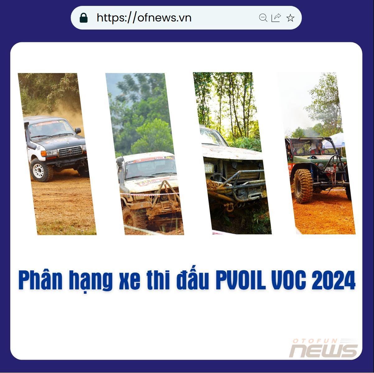 Phân hạng xe thi đấu tại PVOIL VOC 2024 Phân hạng xe thi đấu tại PVOIL VOC 2024
