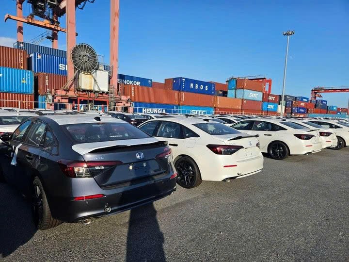 Honda Civic 2025 đã cập cảng Việt Nam Honda Civic 2025 đã cập cảng Việt Nam