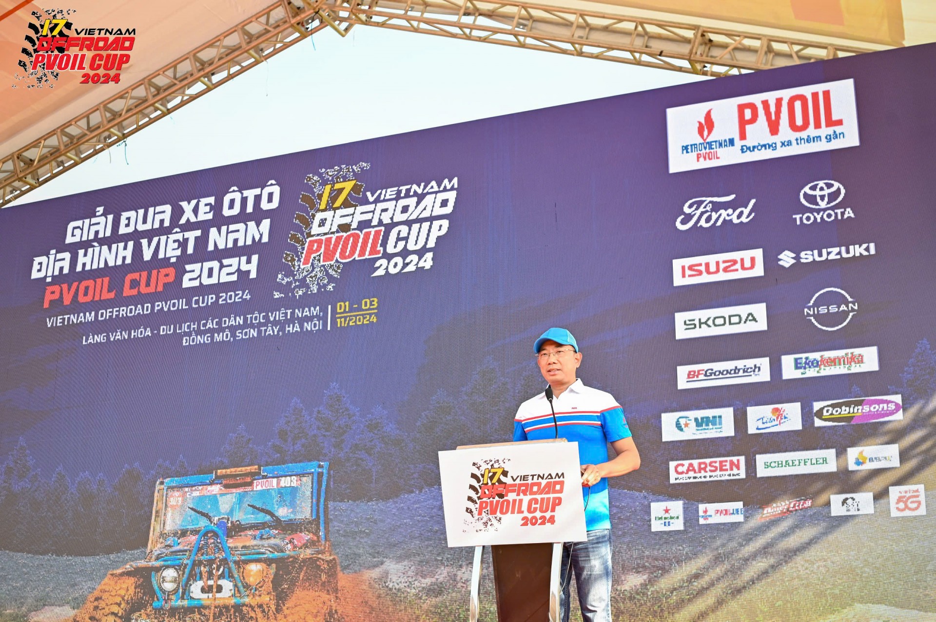 Giải đua xe Ô tô Địa hình Việt Nam PVOIL Cup 2024 chính thức khai mạc Giải đua xe Ô tô Địa hình Việt Nam PVOIL Cup 2024 chính thức khai mạc