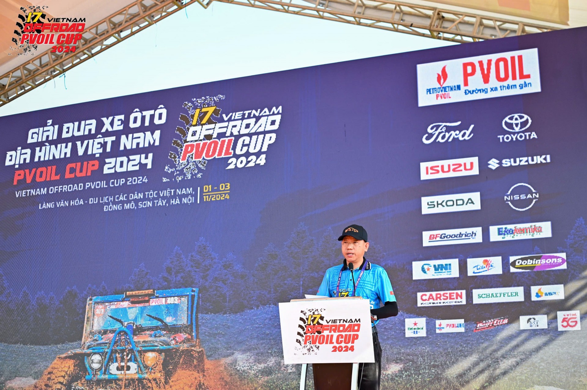 Giải đua xe Ô tô Địa hình Việt Nam PVOIL Cup 2024 chính thức khai mạc Giải đua xe Ô tô Địa hình Việt Nam PVOIL Cup 2024 chính thức khai mạc