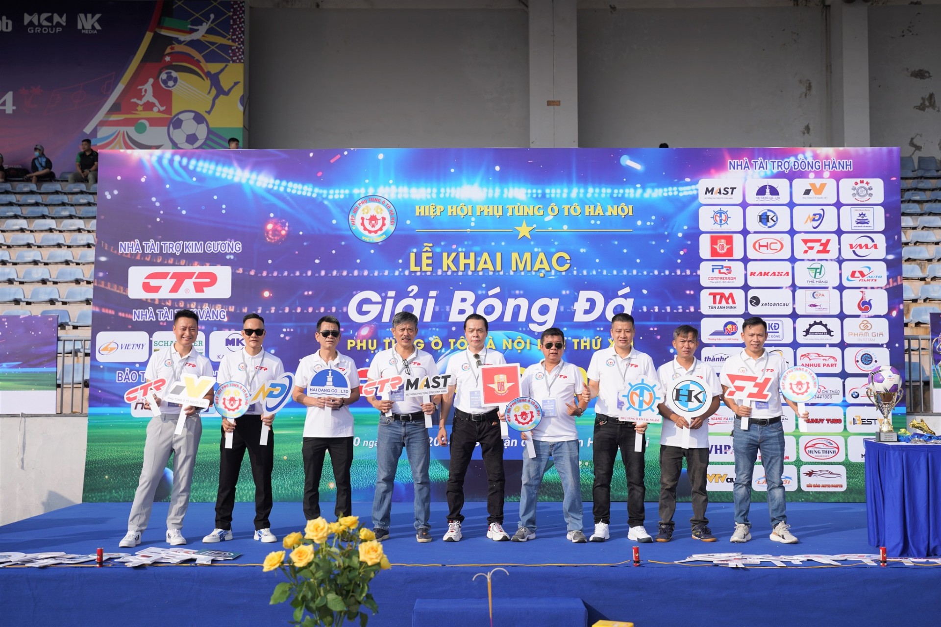 Khai mạc Giải bóng đá Hiệp hội Phụ tùng Ô tô Hà Nội - CTR Cup 2024 Khai mạc Giải bóng đá Hiệp hội Phụ tùng Ô tô Hà Nội - CTR Cup 2024