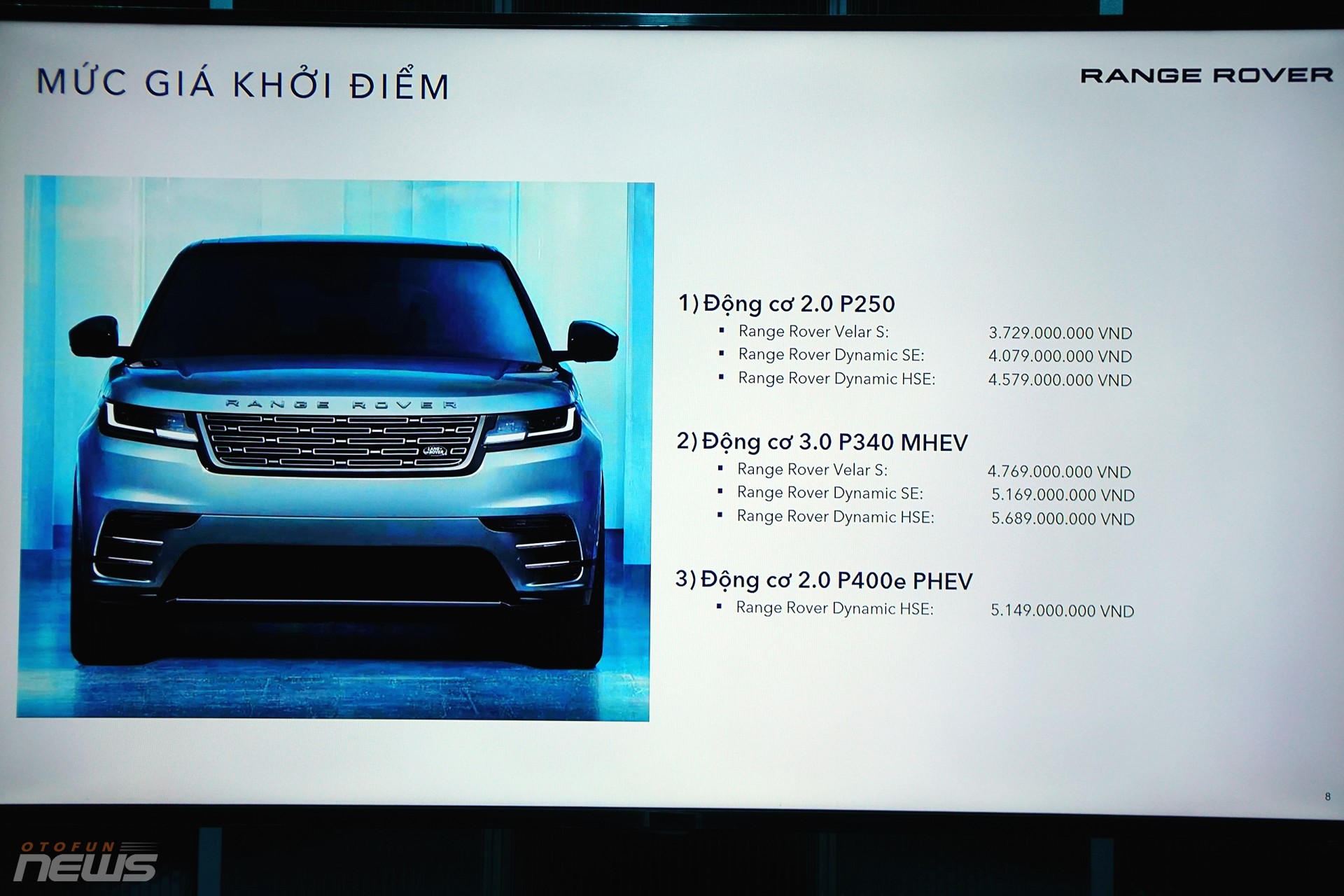 Range Rover Velar 2025 ra mắt Việt Nam với 7 phiên bản Range Rover Velar 2025 ra mắt Việt Nam với 7 phiên bản