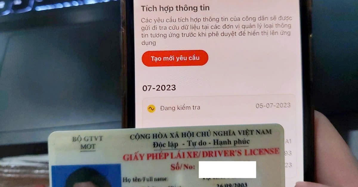 Tích hợp giấy phép lái xe vào VNeiD bị lỗi do đâu? Tích hợp giấy phép lái xe vào VNeiD bị lỗi do đâu?
