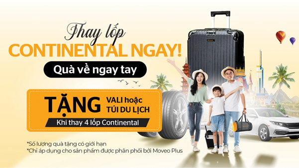 Continental tung chương trình ưu đãi đặc biệt cuối năm: Cơ hội vàng để nâng cấp lốp xe chất lượng cao Continental tung chương trình ưu đãi đặc biệt cuối năm: Cơ hội vàng để nâng cấp lốp xe chất lượng cao