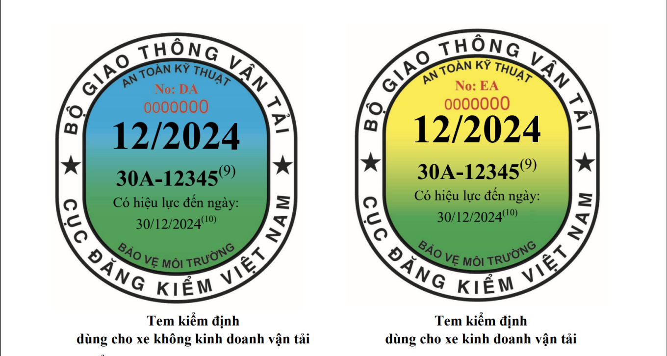 Sẽ có tem đăng kiểm riêng biệt dành cho xe hybrid và ô tô điện từ năm 2025 Sẽ có tem đăng kiểm riêng biệt dành cho xe hybrid và ô tô điện từ năm 2025