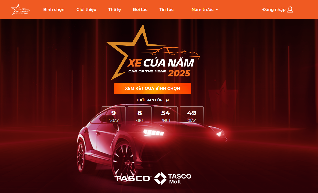 Chương trình XE CỦA NĂM 2025 chính thức khởi động Chương trình XE CỦA NĂM 2025 chính thức khởi động