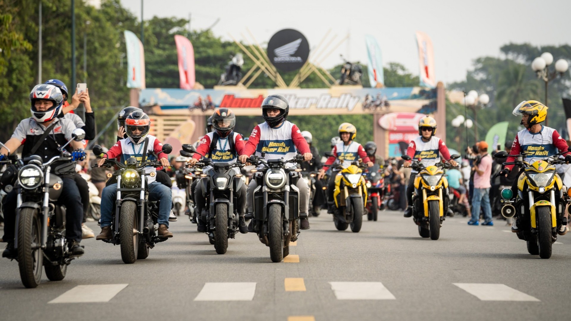 Honda Biker Rally 2025 với sự tham dự của hơn 1.000 tay lái
