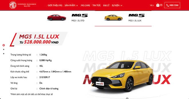 MG giảm giá hai mẫu xe MG ZS và MG5 MG giảm giá hai mẫu xe MG ZS và MG5