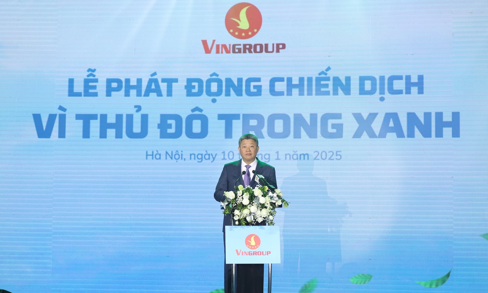 Vingroup phát động chiến dịch ‘Vì Thủ đô trong xanh’ Vingroup phát động chiến dịch ‘Vì Thủ đô trong xanh’