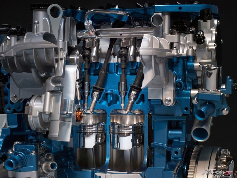 Tìm hiểu về buồng đốt Ô tô Cấu tạo bên trong buồng đốt động cơ Ecoboost.
