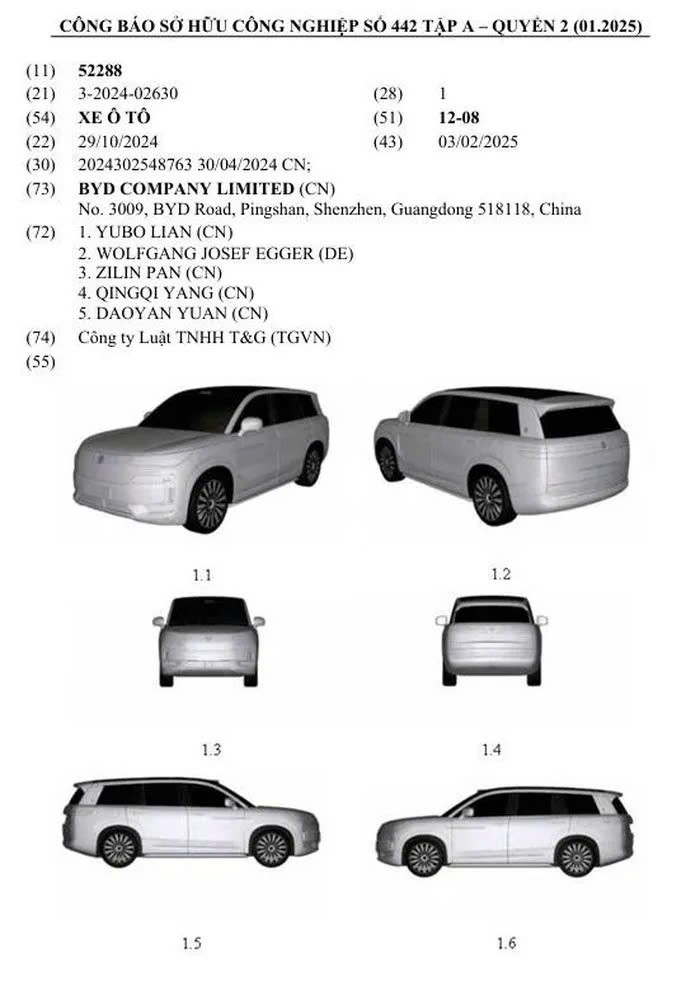 Thêm mẫu xe đắt tiền của BYD sắp ra mắt tại Việt Nam là Denza N9 Thêm mẫu xe đắt tiền của BYD sắp ra mắt tại Việt Nam là Denza N9