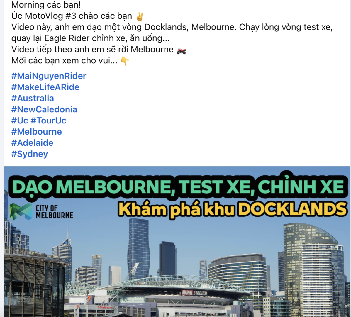 Nghi vấn Youtuber công nghệ nổi tiếng Việt Nam tử vong khi đang chạy phân khối lớn trên cao tốc tại Úc Nghi vấn Youtuber công nghệ nổi tiếng Việt Nam tử vong khi đang chạy phân khối lớn trên cao tốc tại Úc