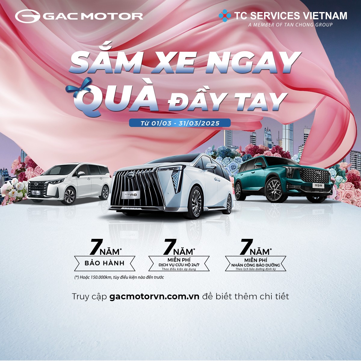GAC tưng bừng ưu đãi với các chương trình khuyến mại trong tháng 3/2025 GAC tưng bừng ưu đãi với các chương trình khuyến mại trong tháng 3/2025