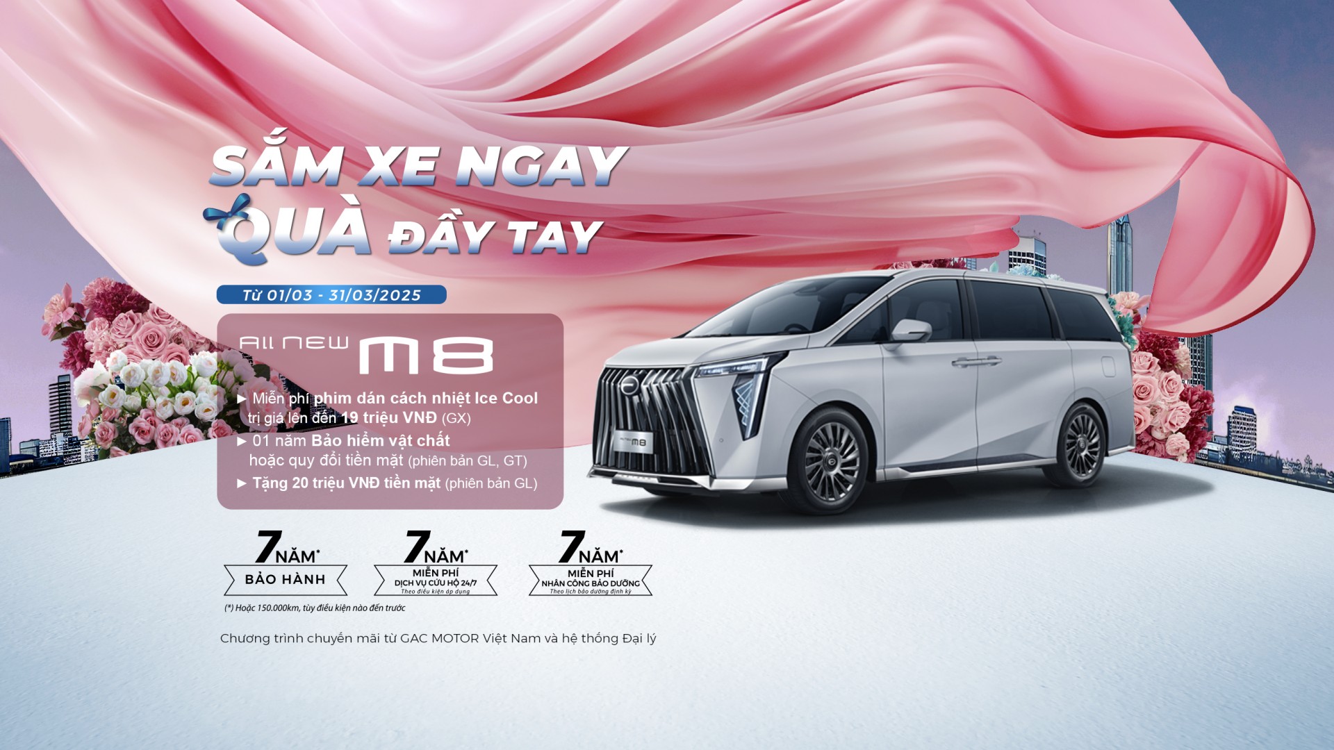 GAC tưng bừng ưu đãi với các chương trình khuyến mại trong tháng 3/2025 GAC tưng bừng ưu đãi với các chương trình khuyến mại trong tháng 3/2025
