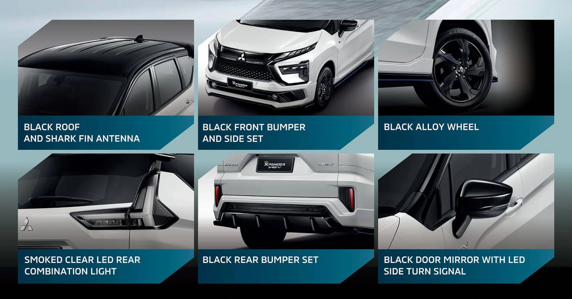 Cận cảnh bộ trang bị thể thao dành cho Mitsubishi Xpander HEV Cận cảnh bộ trang bị thể thao dành cho Mitsubishi Xpander HEV
